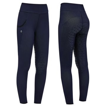 Cavalleria Toscana Damen Leggins Full Grip Pocket Mesh