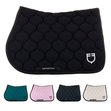 Equestro Jumping Saddle Pad in Quilted Technical Fabric