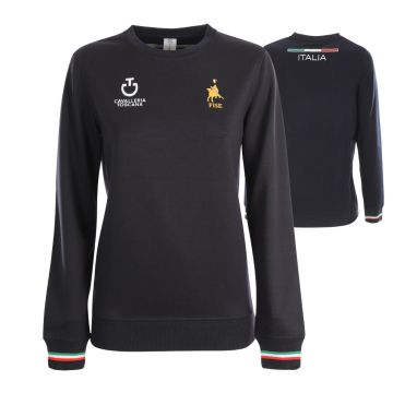 Cavalleria Toscana X Fise Damen Sweatshirt Runder Halsausschnitt 