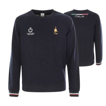 Cavalleria Toscana X Fise Herren Sweatshirt runder Halsausschnitt 