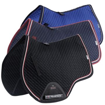 Premier Equine Cotton Saddle Pad - GP/Jump Square