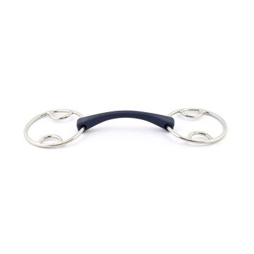 Jump'in Ring Snaffle 3-Effects Rubber 