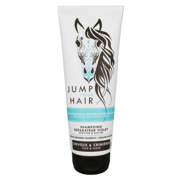  Jump Your Hair Purple Repairing Shampoo for Gray Horses