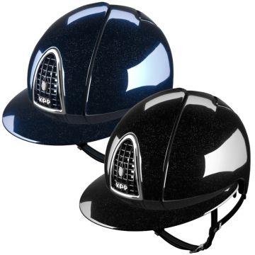 Cap Equitazione Kep Italia Cromo Diamond Visiera Polo