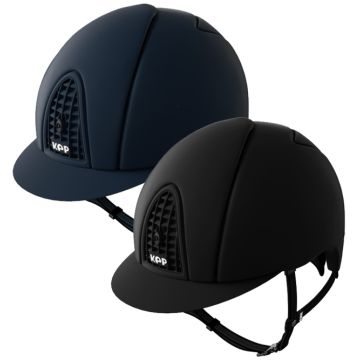 Casco Equitazione Kep Italia Cromo Textile Griglia e Cornice Matt