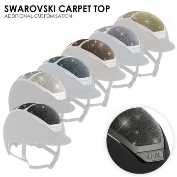 Personalizzazione Kask SWAROVSKI CARPET TOP