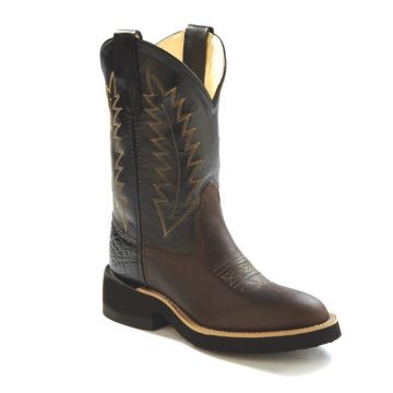 Old West Kinder Western Stiefel Black