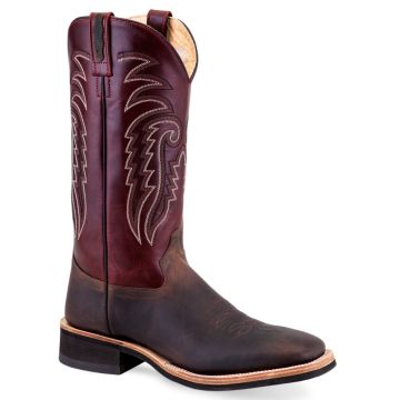 Old West Herren Western Reitstiefel Bicolor