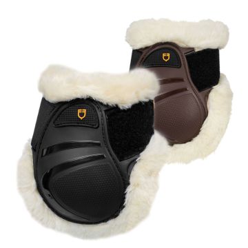 Equestro Young Ruby Fetlock Boots with Fur