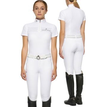 Polo Concours  Equitation Fille Cavalleria Toscana Flock Print