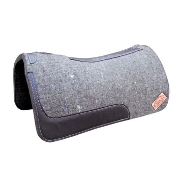 Pool's Western Saddle Pad Felt-Leather 