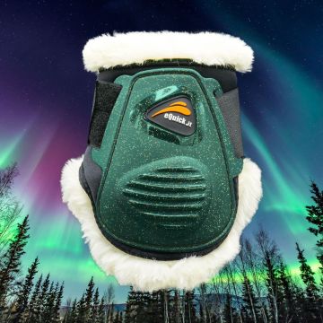 eQuick eLight Fluffy Sparkling Pine Fetlock Boots