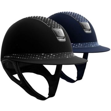 Casco Equitazione Samshield Miss Shield Shadowmatt Alcantara Sparkling