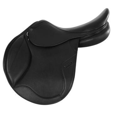 Selle de Saut Equestre Meredith en Cuir Doublé