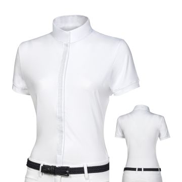 Camicia Concorso Equitazione Donna Equiline Esade Manica Corta