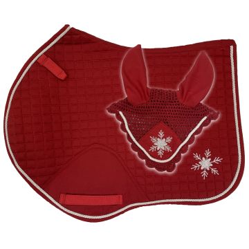 Set Tapis + Bonnet Horses Christmas