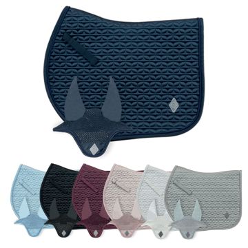 Equityum Emily Jumping Saddle Pad + Fly Hood