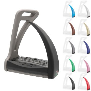 Safe Riding S2 Stirrups - TITANIUM SILVER