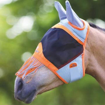 Shires Air Motion Fly Mask with Ears & Fringe