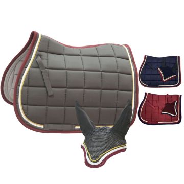 Set Tapis de Selle de Saut + Bonnet Edge