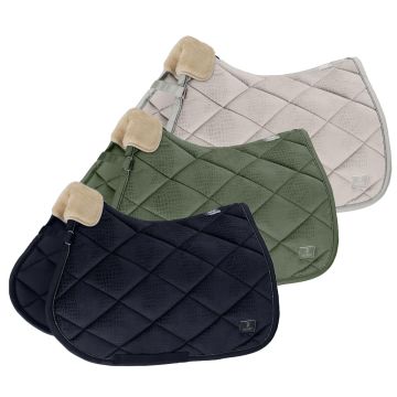 Eskadron Velvet Croco Platinum Jumping Saddle Pad