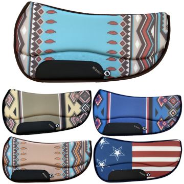 Burioni Western Saddle Pad Barrel TT+Sympa New Design Color