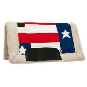 Tapis de selle Western Polaire Usa Flag Burioni