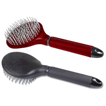 Brosse Pour Queue et Crinière Waldhusen Avec Manche en Simili Cuir