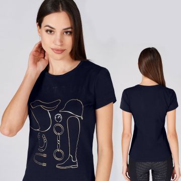 T-Shirt Equitation Femme Vestrum Nara