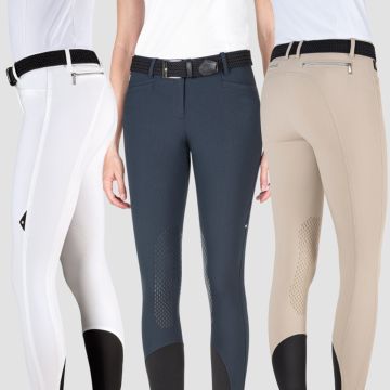 Pantaloni Equitazione Donna Equiline Ash