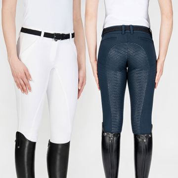 Pantaloni Equitazione Donna Equiline X-Shape Full Grip